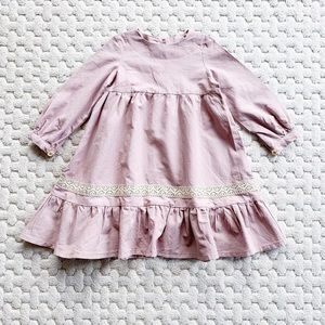 Little Deer Handmade Organic Cotton/ Hemp Dress. Made in Canada. Like New!